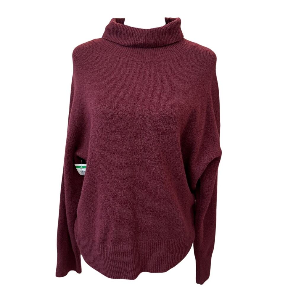 NEW TREASURE & BOND NORDSTROM Turtleneck Dropped Shoulder Sweater Size XS